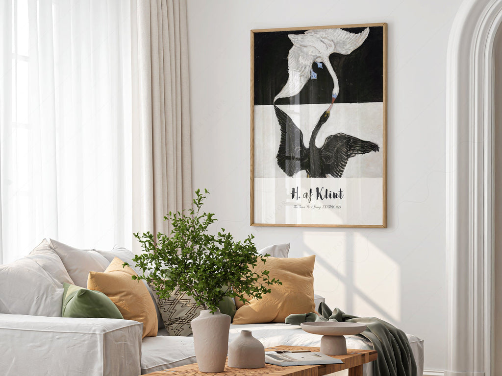 Hilma af Klint The Swan No. 1 Art Print – Abstract Bird Wall Art Poster