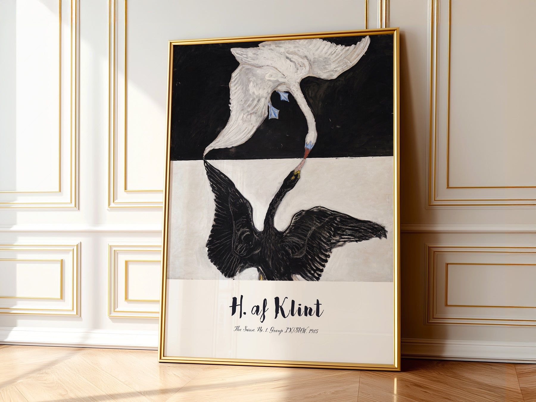 Hilma af Klint The Swan No. 1 Art Print – Abstract Bird Wall Art Poster