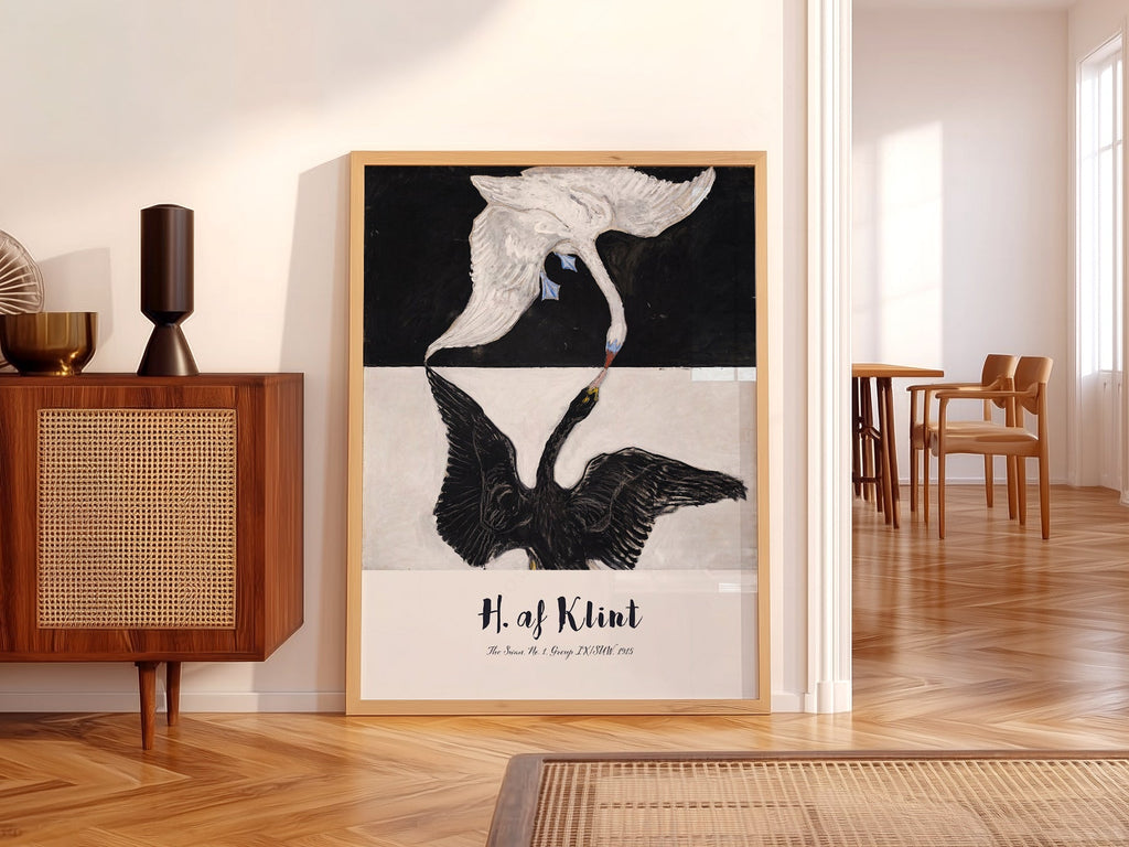 Hilma af Klint The Swan No. 1 Art Print – Abstract Bird Wall Art Poster