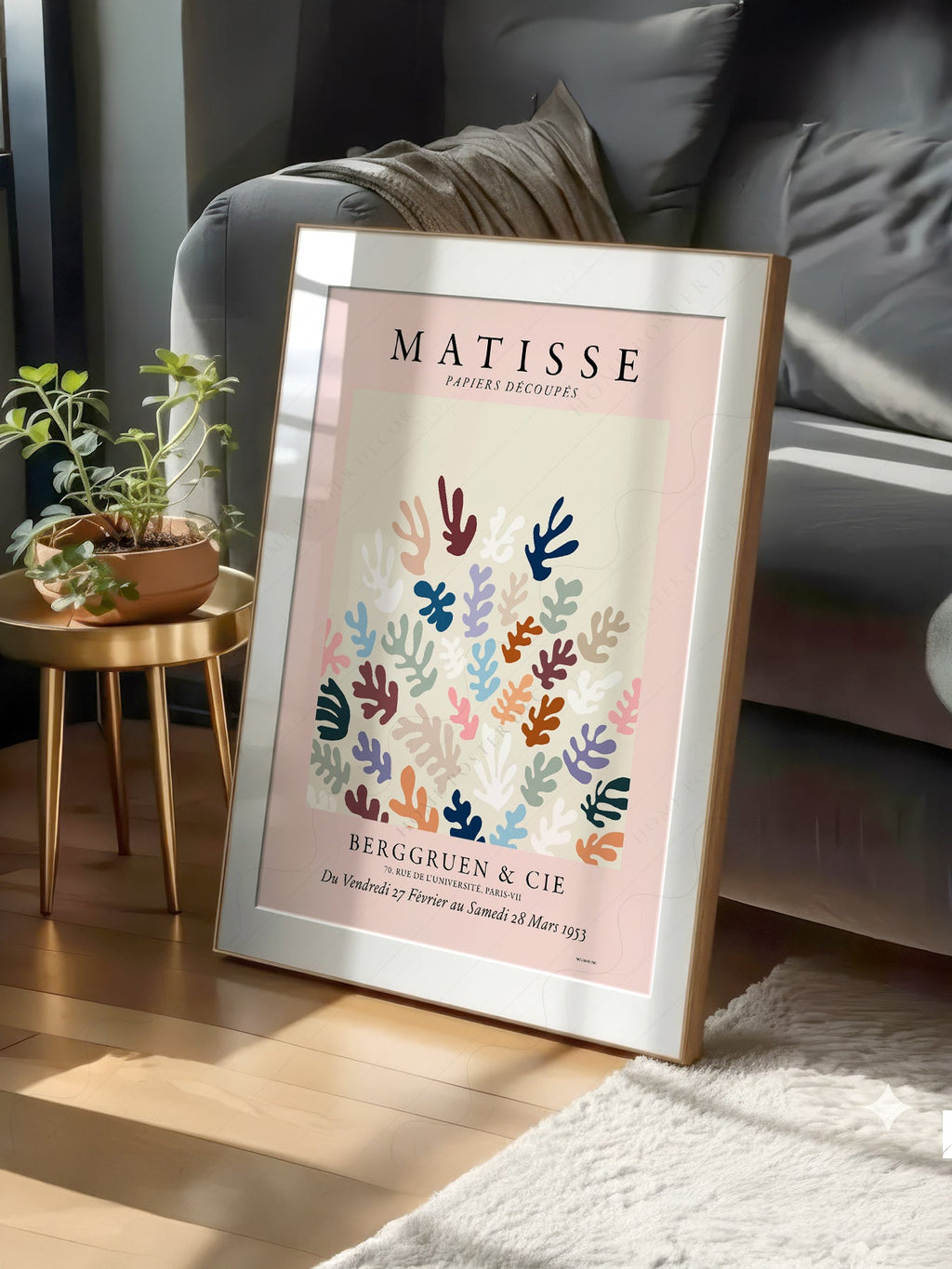 Henri Matisse Papiers Découpés Exhibition Poster – Modern Art Print