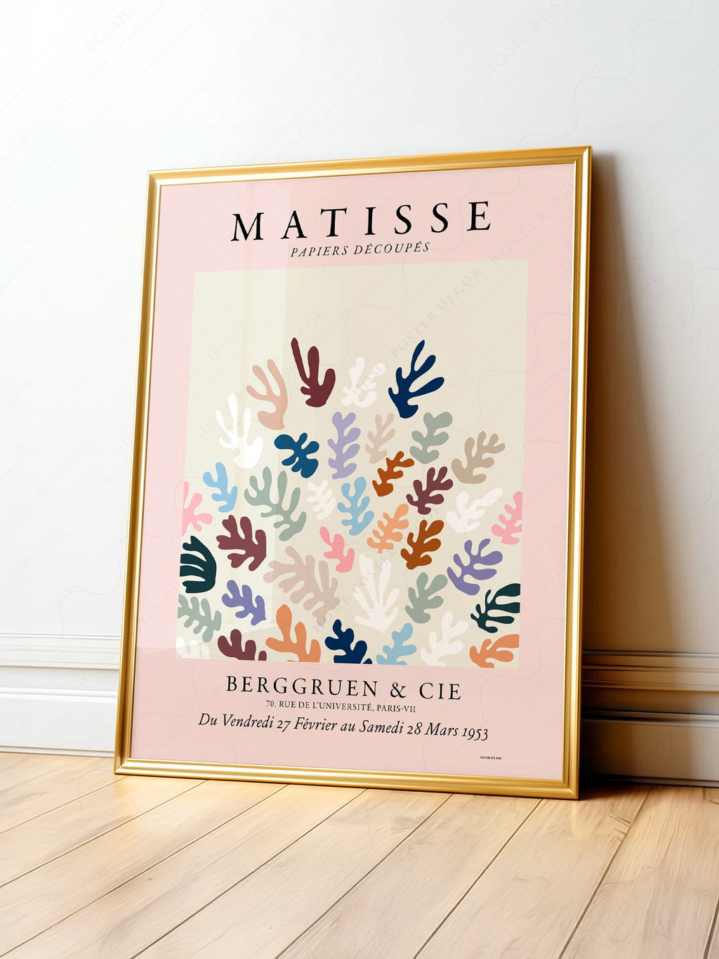 Henri Matisse Papiers Découpés Exhibition Poster – Modern Art Print