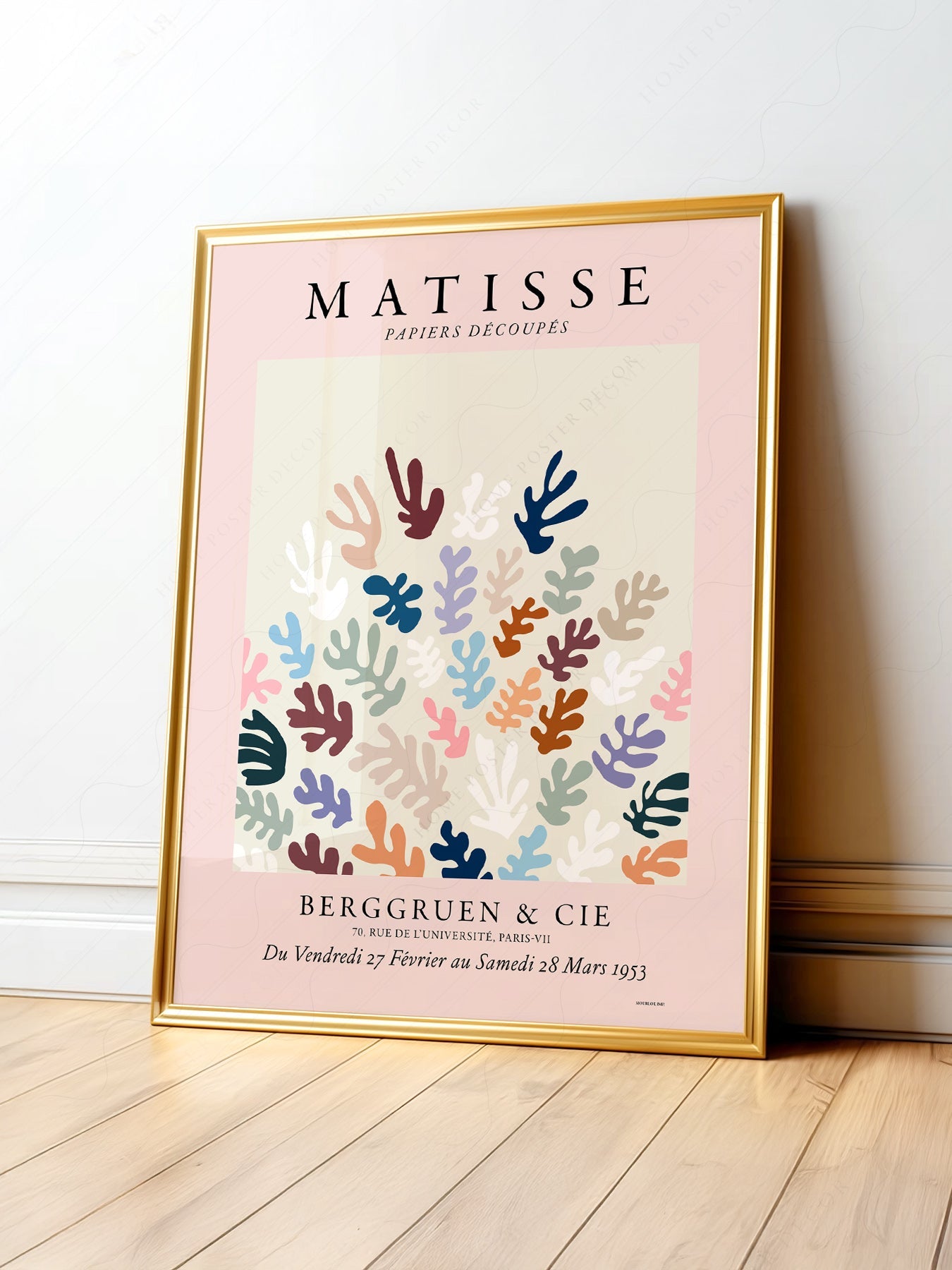 Henri Matisse Papiers Découpés Exhibition Poster – Modern Art Print