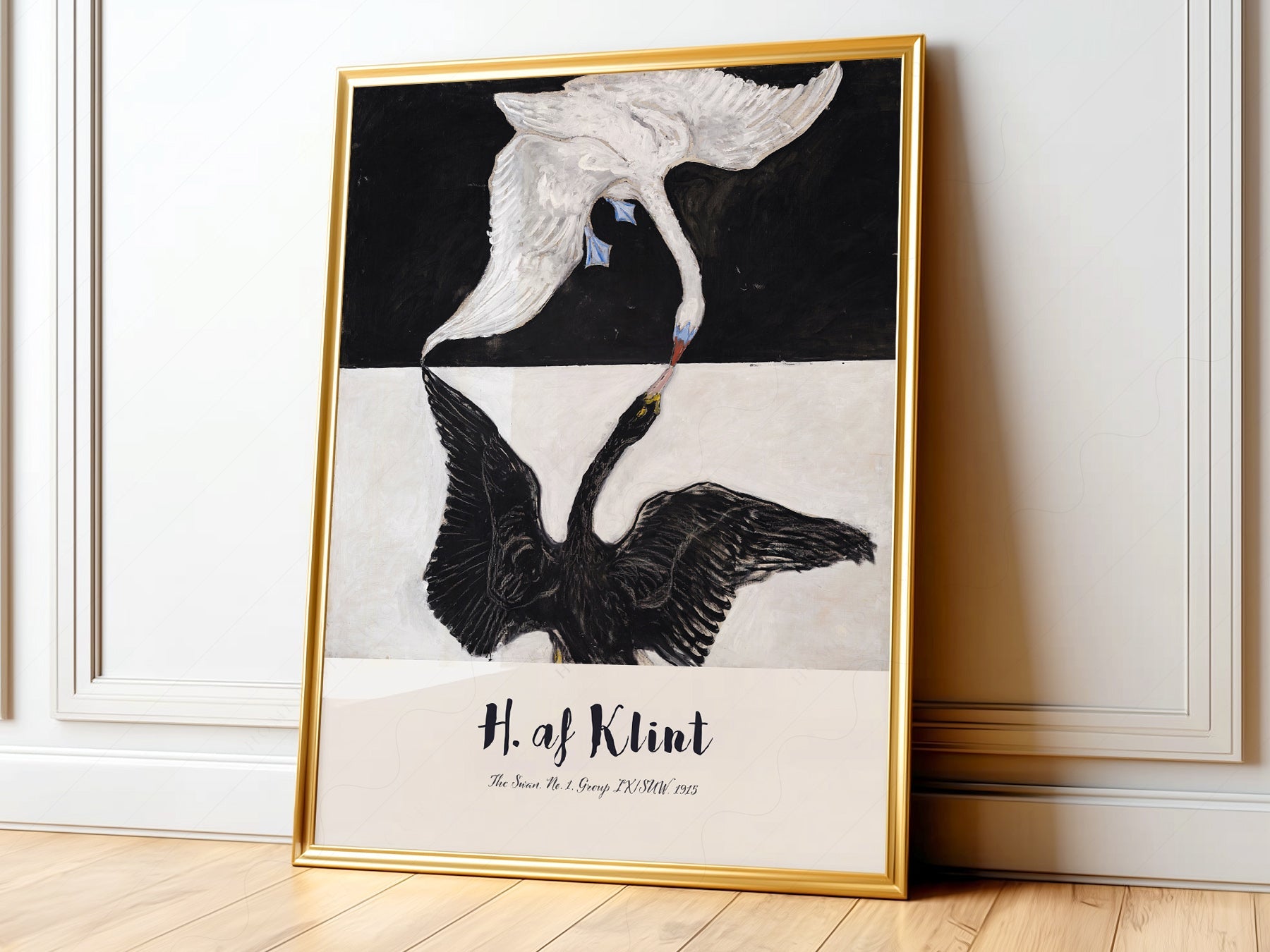 Hilma af Klint The Swan No. 1 Art Print – Abstract Bird Wall Art Poster