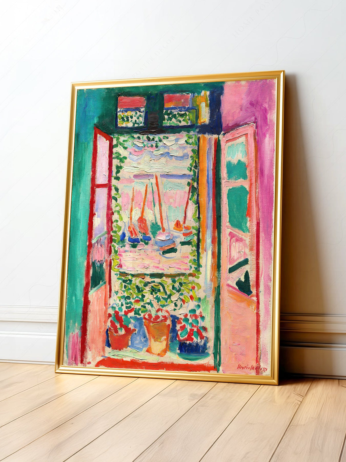 Henri Matisse The Open Window Art Print – Colorful Museum Wall Decor