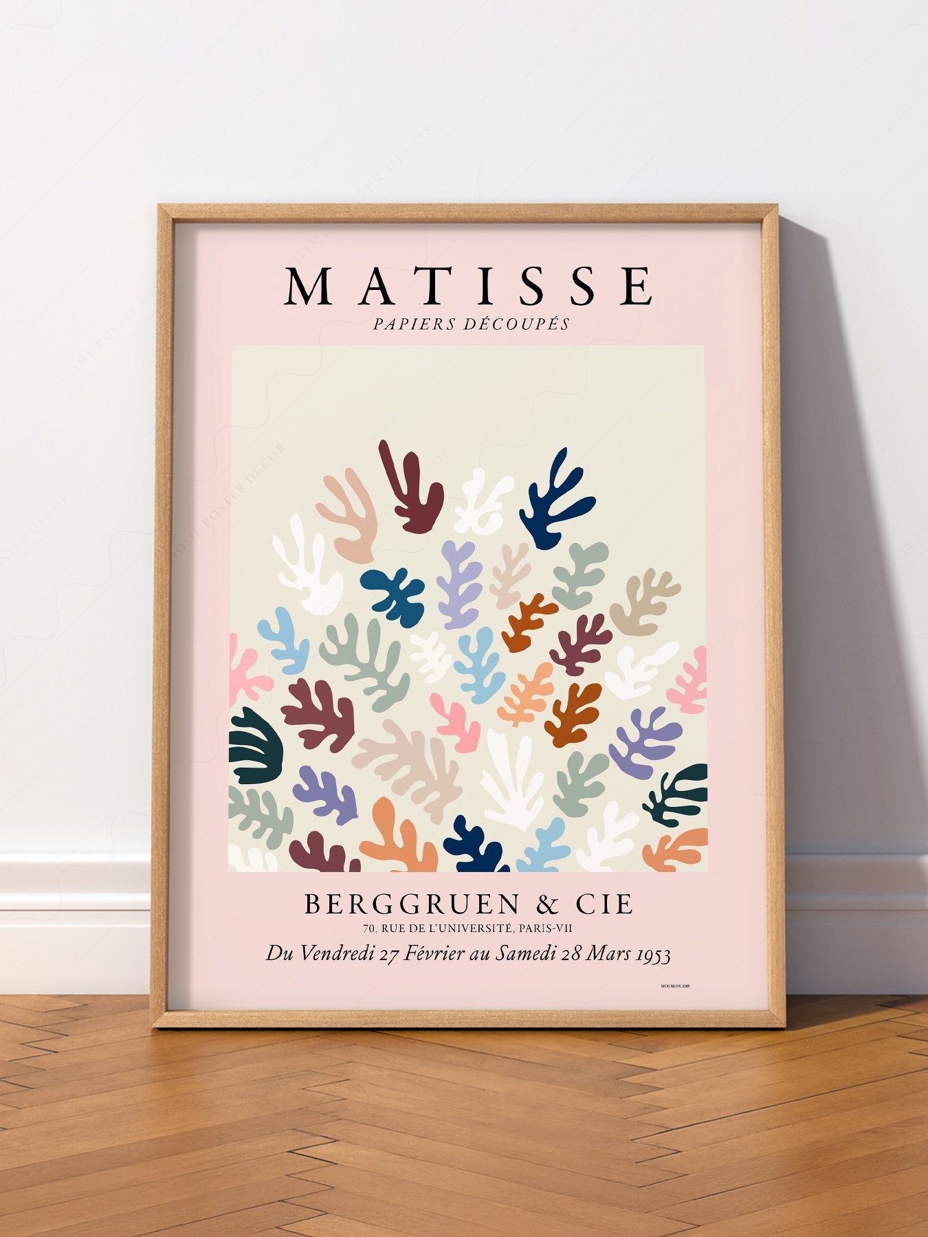 Henri Matisse Papiers Découpés Exhibition Poster – Modern Art Print