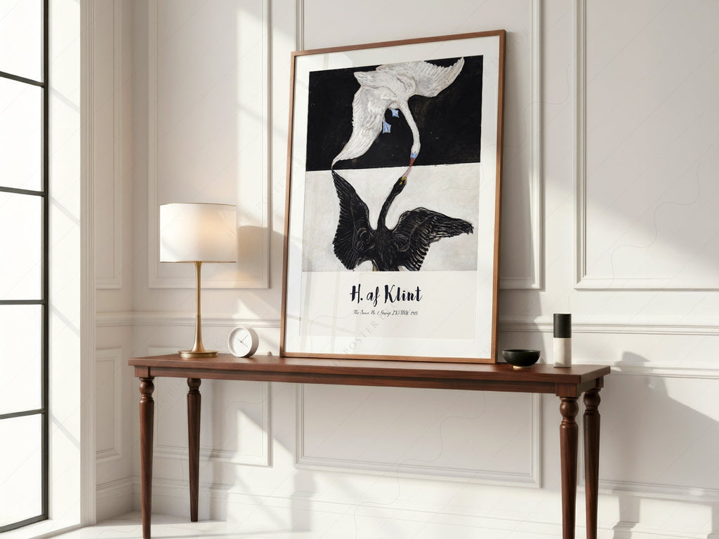 Hilma af Klint The Swan No. 1 Art Print – Abstract Bird Wall Art Poster