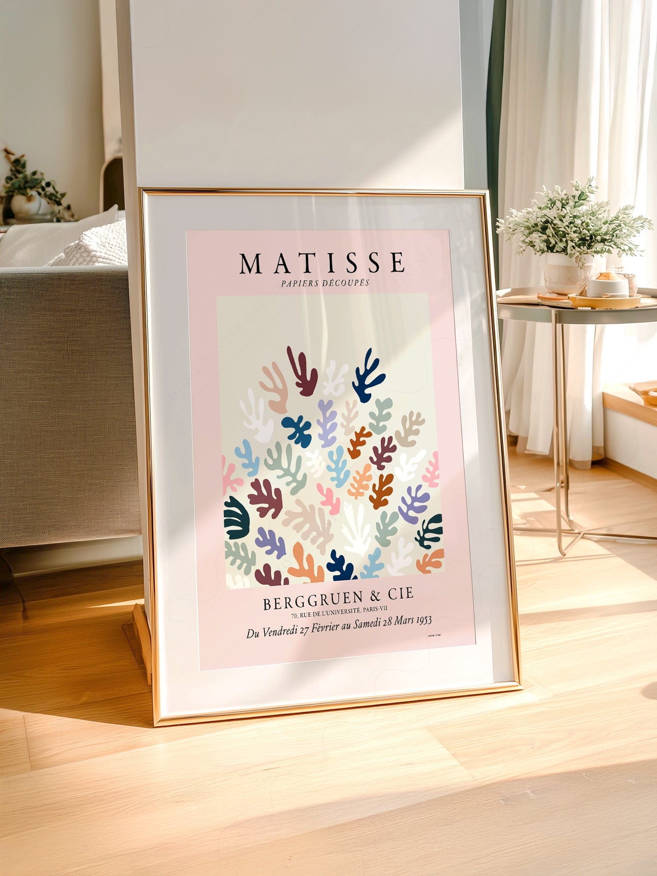 Henri Matisse Papiers Découpés Exhibition Poster – Modern Art Print