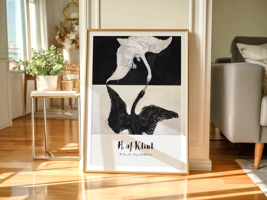 Hilma af Klint The Swan No. 1 Art Print – Abstract Bird Wall Art Poster