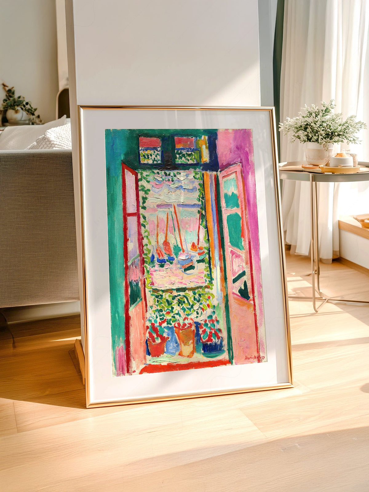 Henri Matisse The Open Window Art Print – Colorful Museum Wall Decor