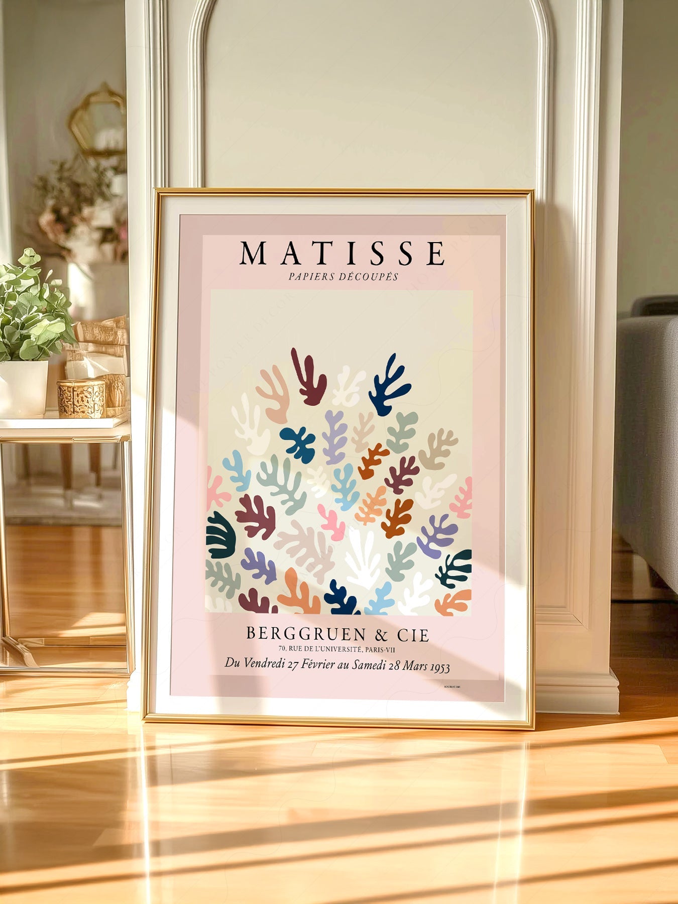 Henri Matisse Papiers Découpés Exhibition Poster – Modern Art Print