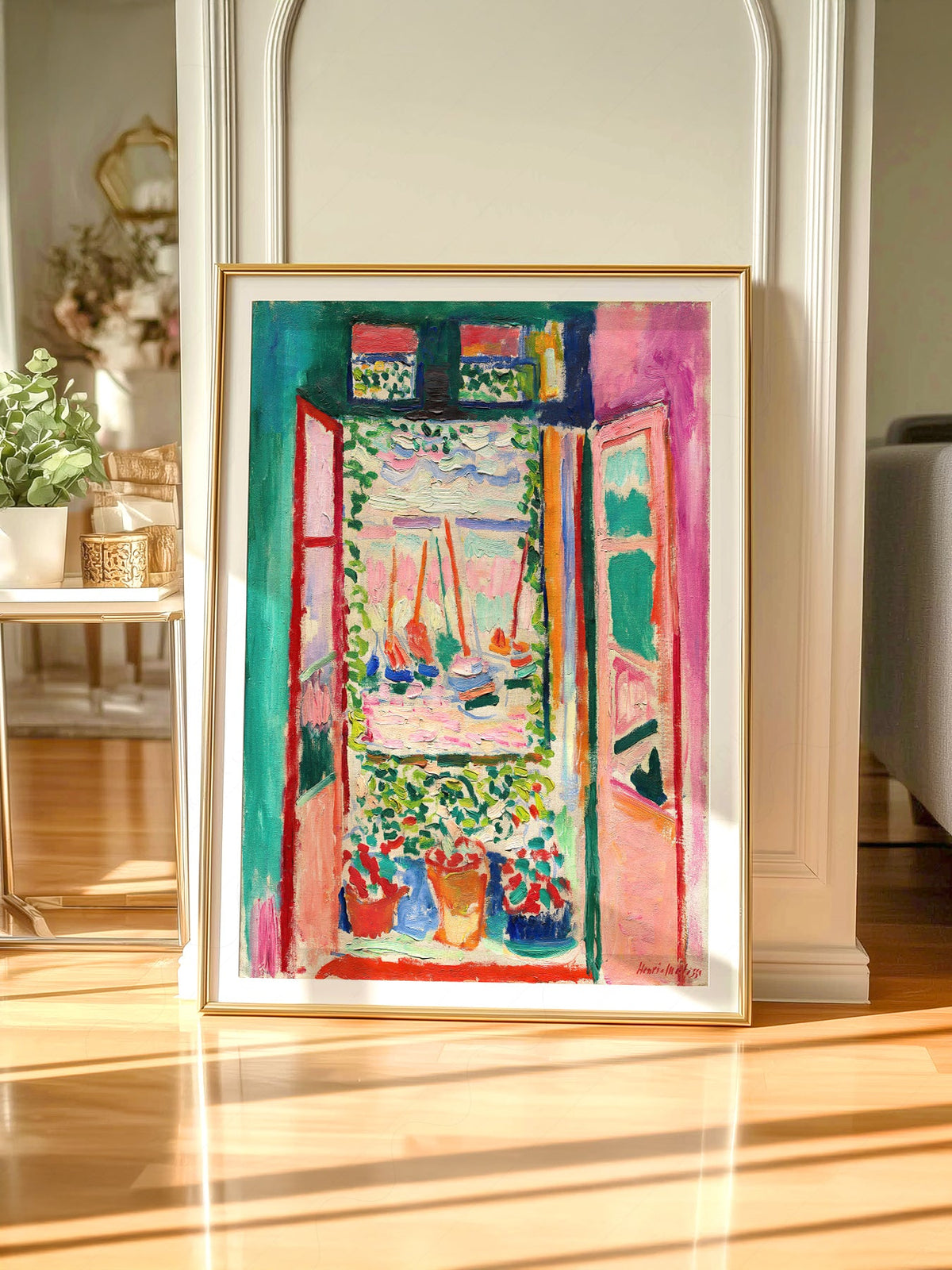 Henri Matisse The Open Window Art Print – Colorful Museum Wall Decor
