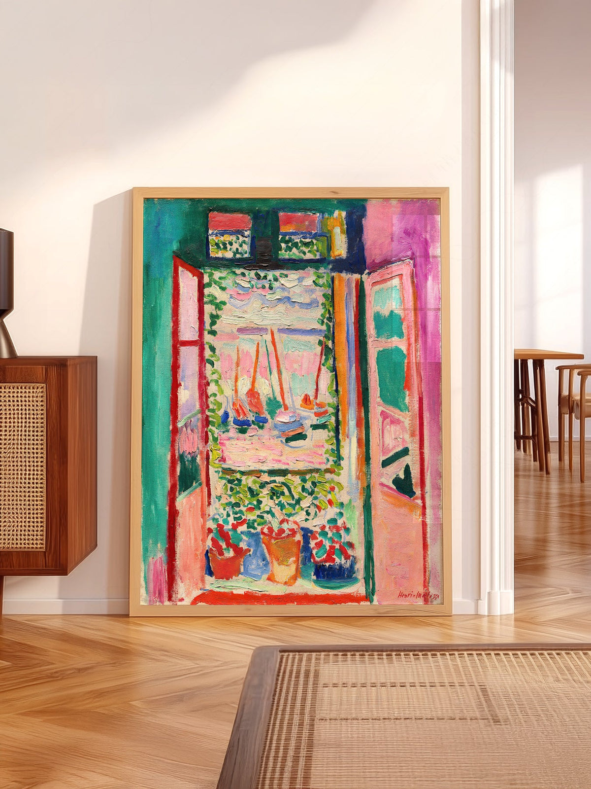 Henri Matisse The Open Window Art Print – Colorful Museum Wall Decor