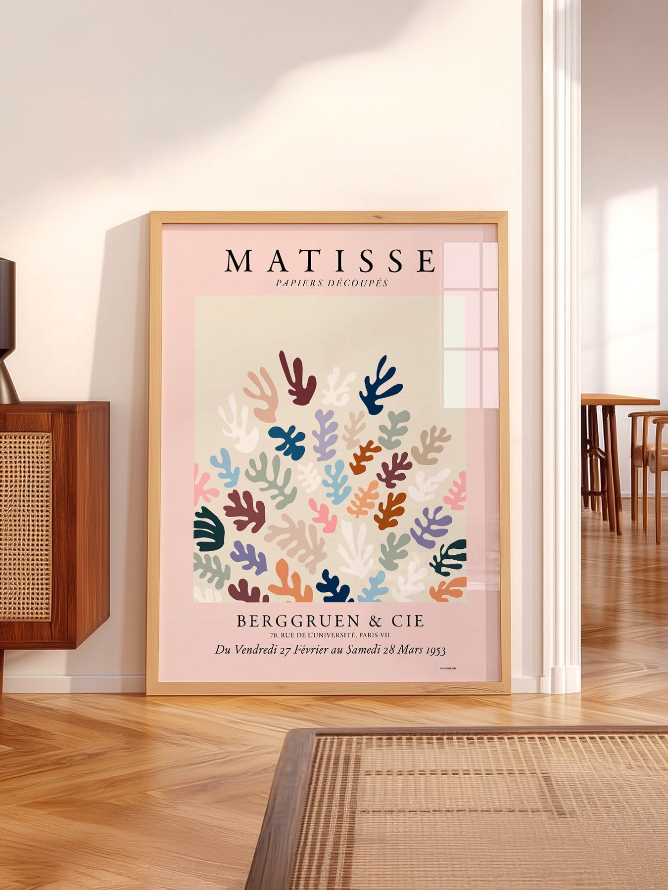 Henri Matisse Papiers Découpés Exhibition Poster – Modern Art Print
