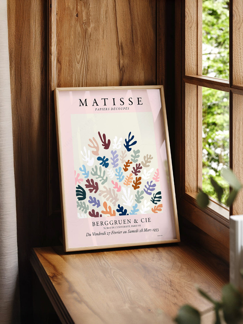 Henri Matisse Papiers Découpés Exhibition Poster – Modern Art Print