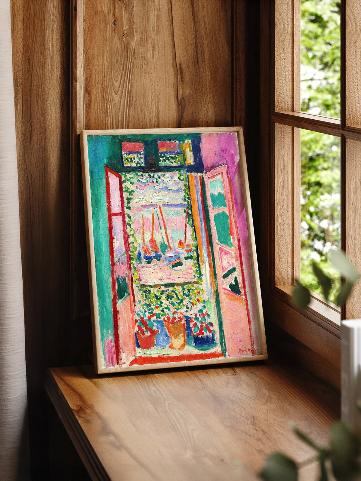 Henri Matisse The Open Window Art Print – Colorful Museum Wall Decor