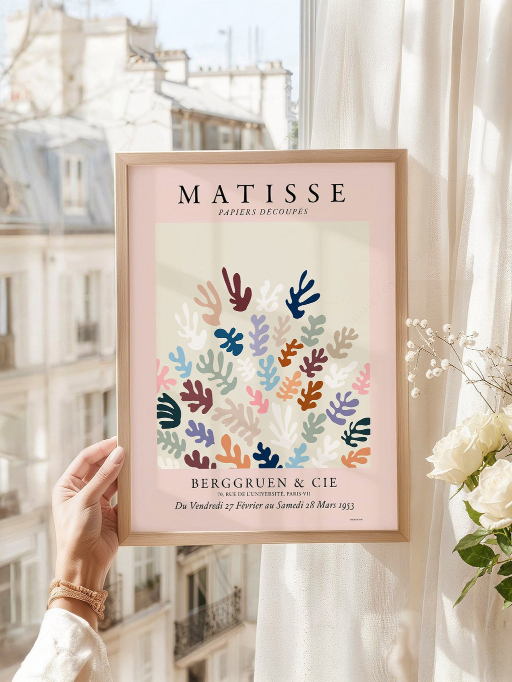 Henri Matisse Papiers Découpés Exhibition Poster – Modern Art Print