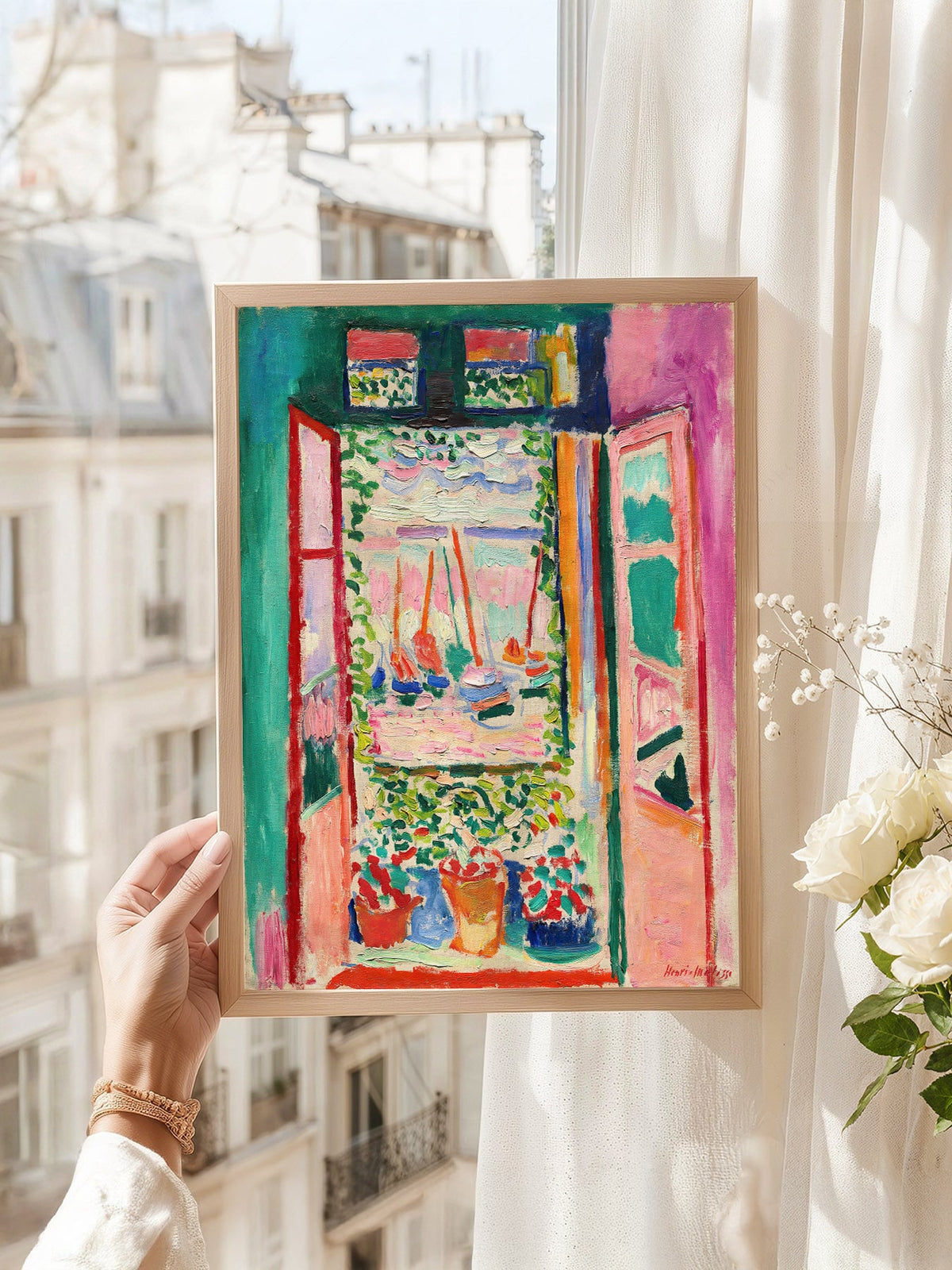 Henri Matisse The Open Window Art Print – Colorful Museum Wall Decor