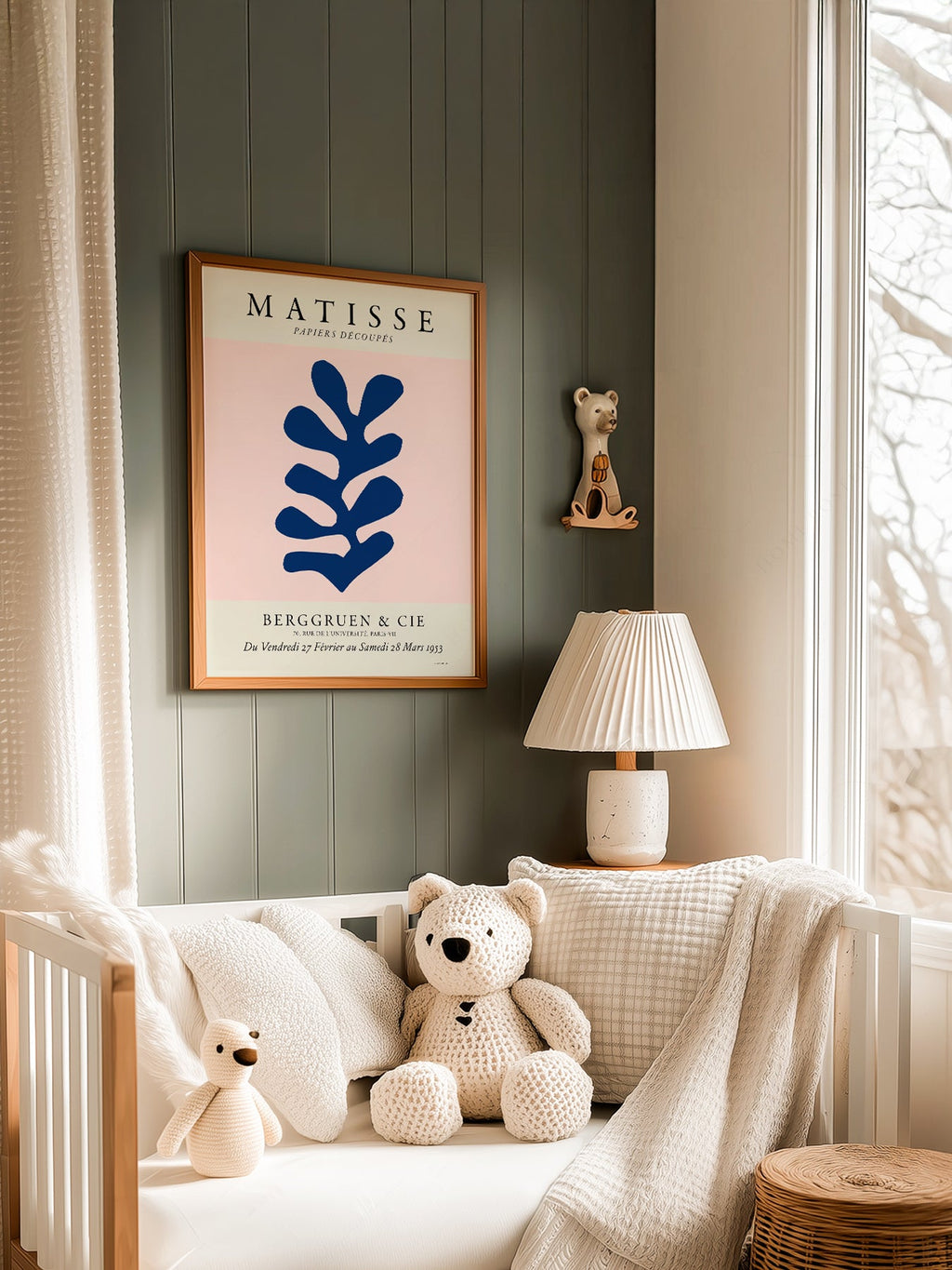 Henri Matisse Papiers Découpés Exhibition Poster – Blue Leaf Art Print