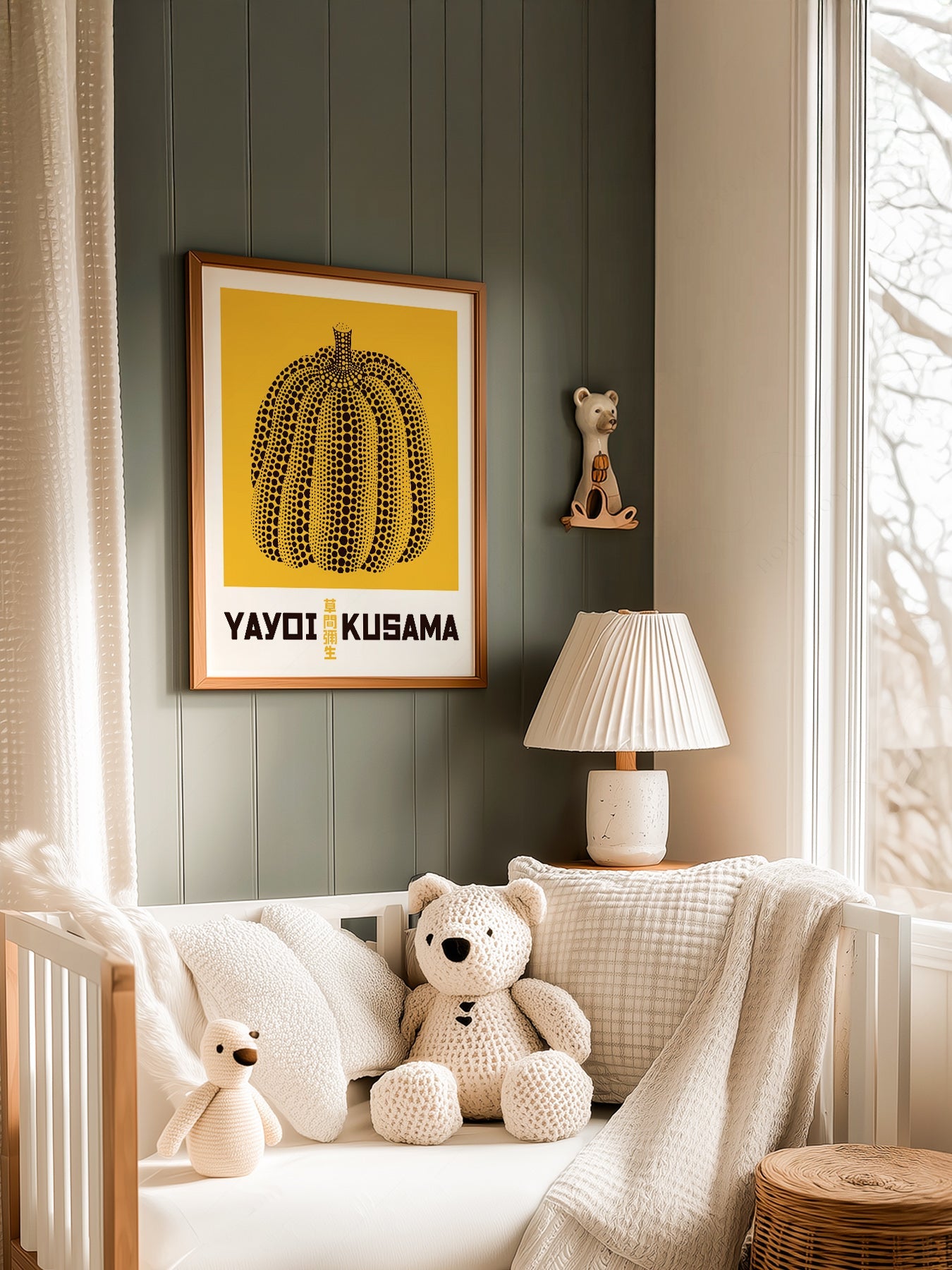 Yayoi Kusama Yellow Pumpkin Art Print – Japanese Contemporary Poster