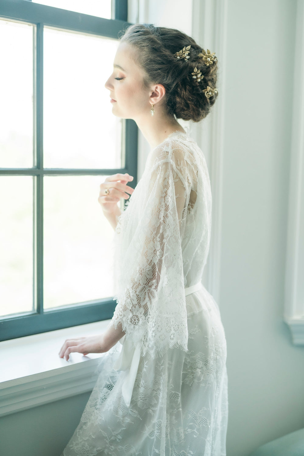 BIANCA Flower Bridal Hair Pins