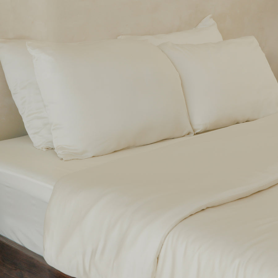 Organic Bamboo Sateen Bed Sheet Set
