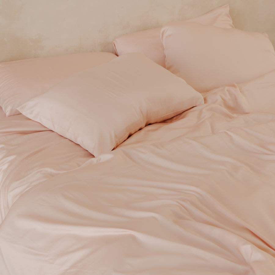 Ensemble de housse de couette en sergé de bambou biologique