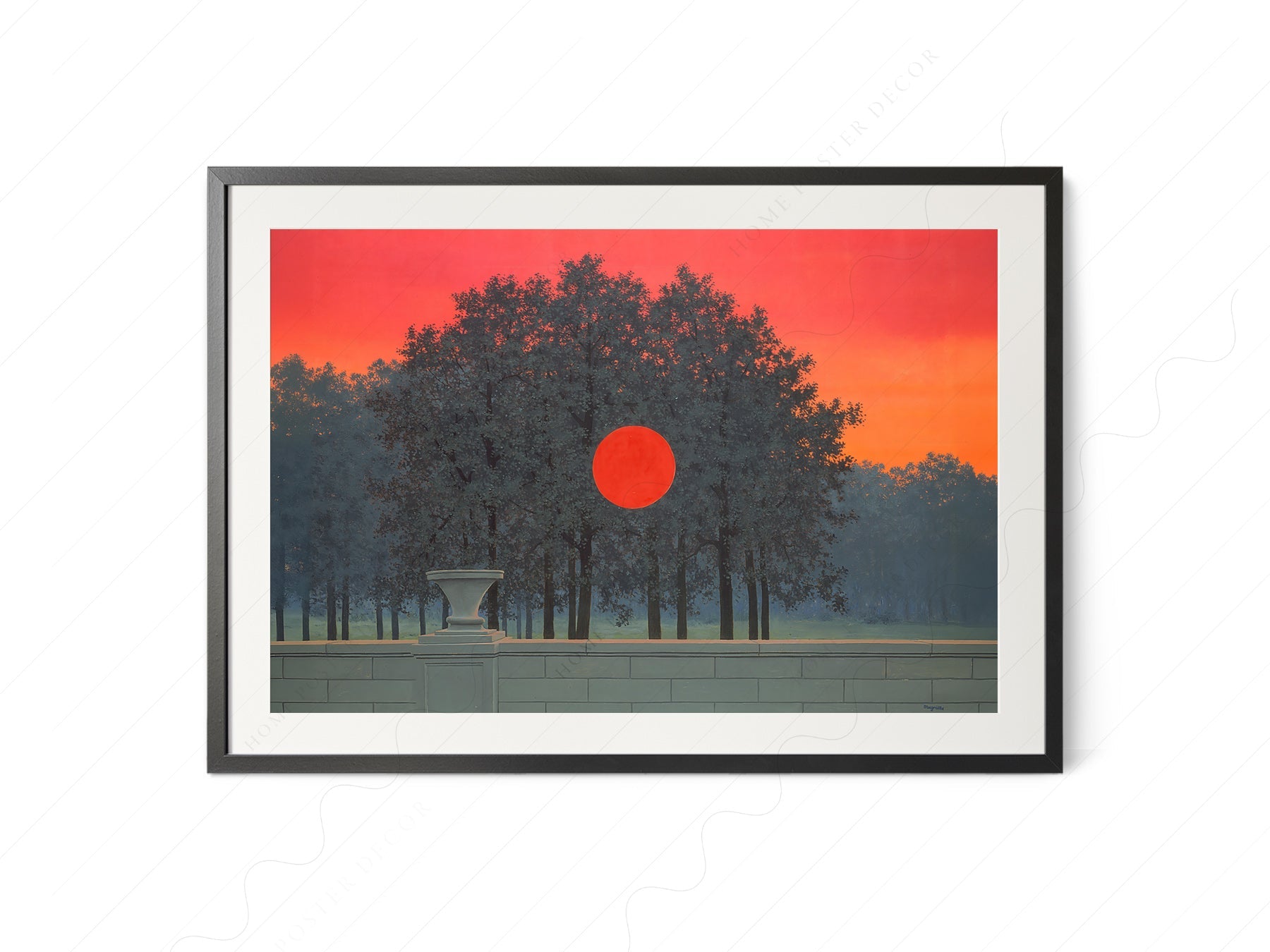René Magritte The Banquet Art Print – Surrealist Wall Art Poster