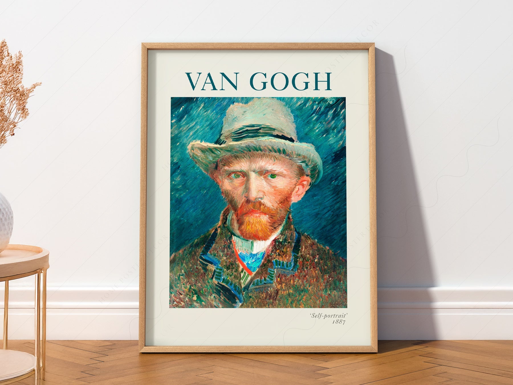 Vincent Van Gogh Self-Portrait 1887 Art Print – Famous Painting Decor