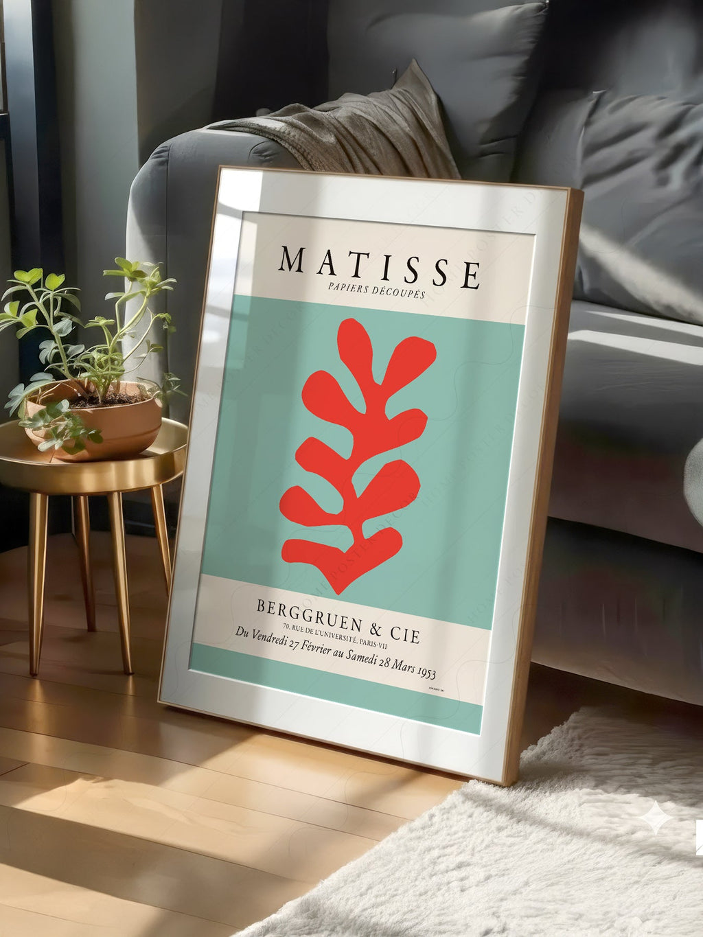 Henri Matisse Papiers Découpés Exhibition Poster – Modern Cut-Out Art