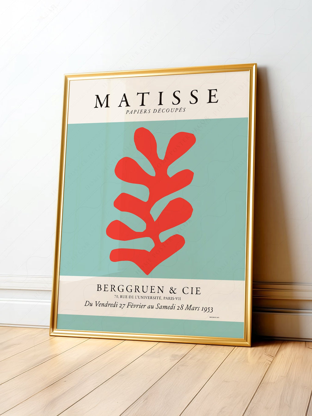 Henri Matisse Papiers Découpés Exhibition Poster – Modern Cut-Out Art