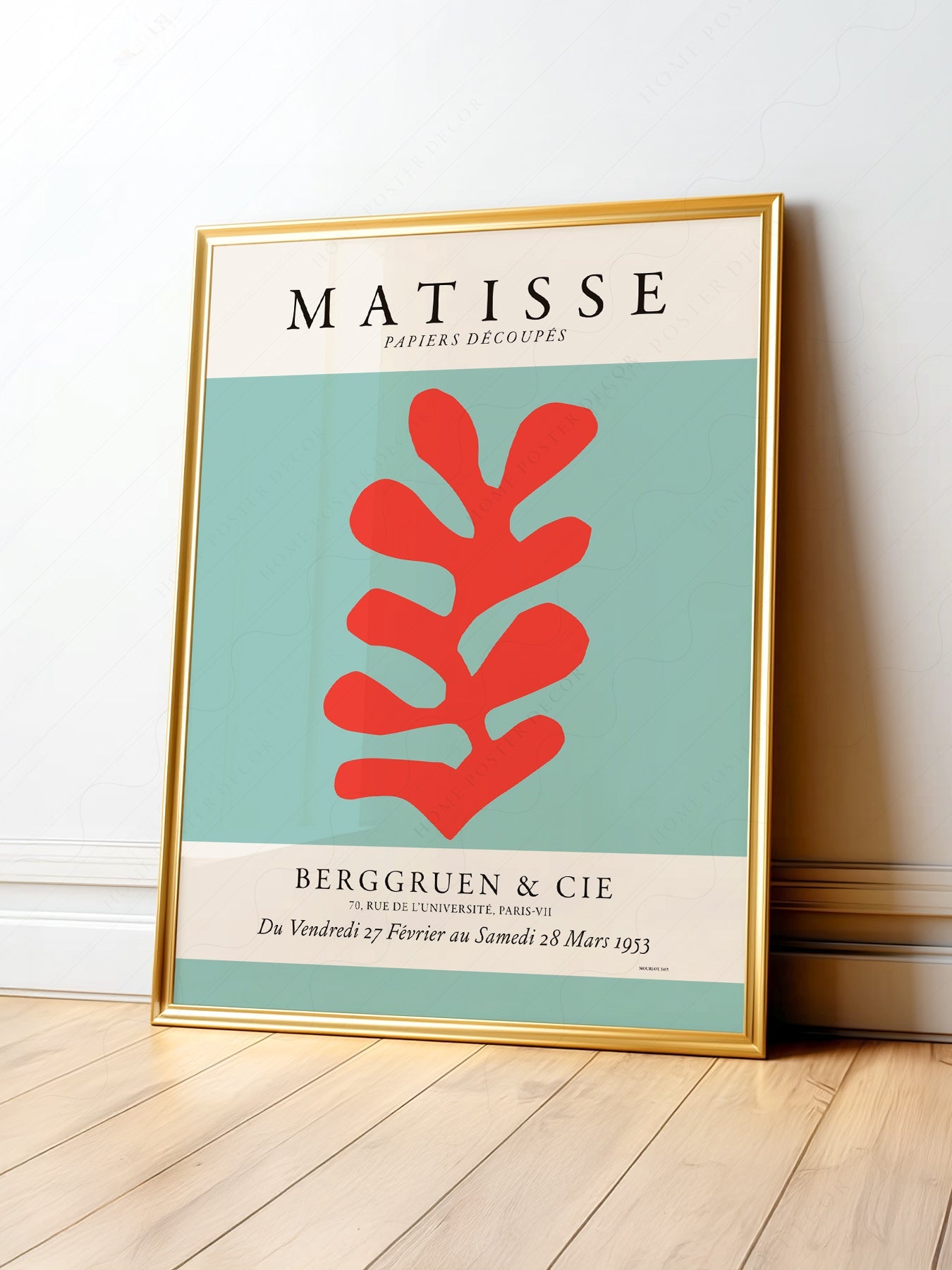 Henri Matisse Papiers Découpés Exhibition Poster – Modern Cut-Out Art