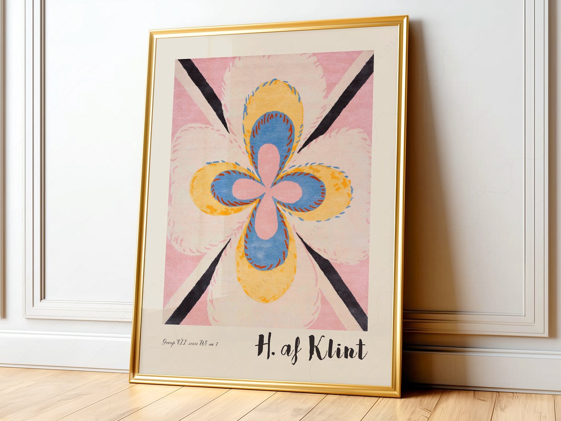 Hilma af Klint Group VII No 7 Art Print – Abstract Spiritual Wall Art 7