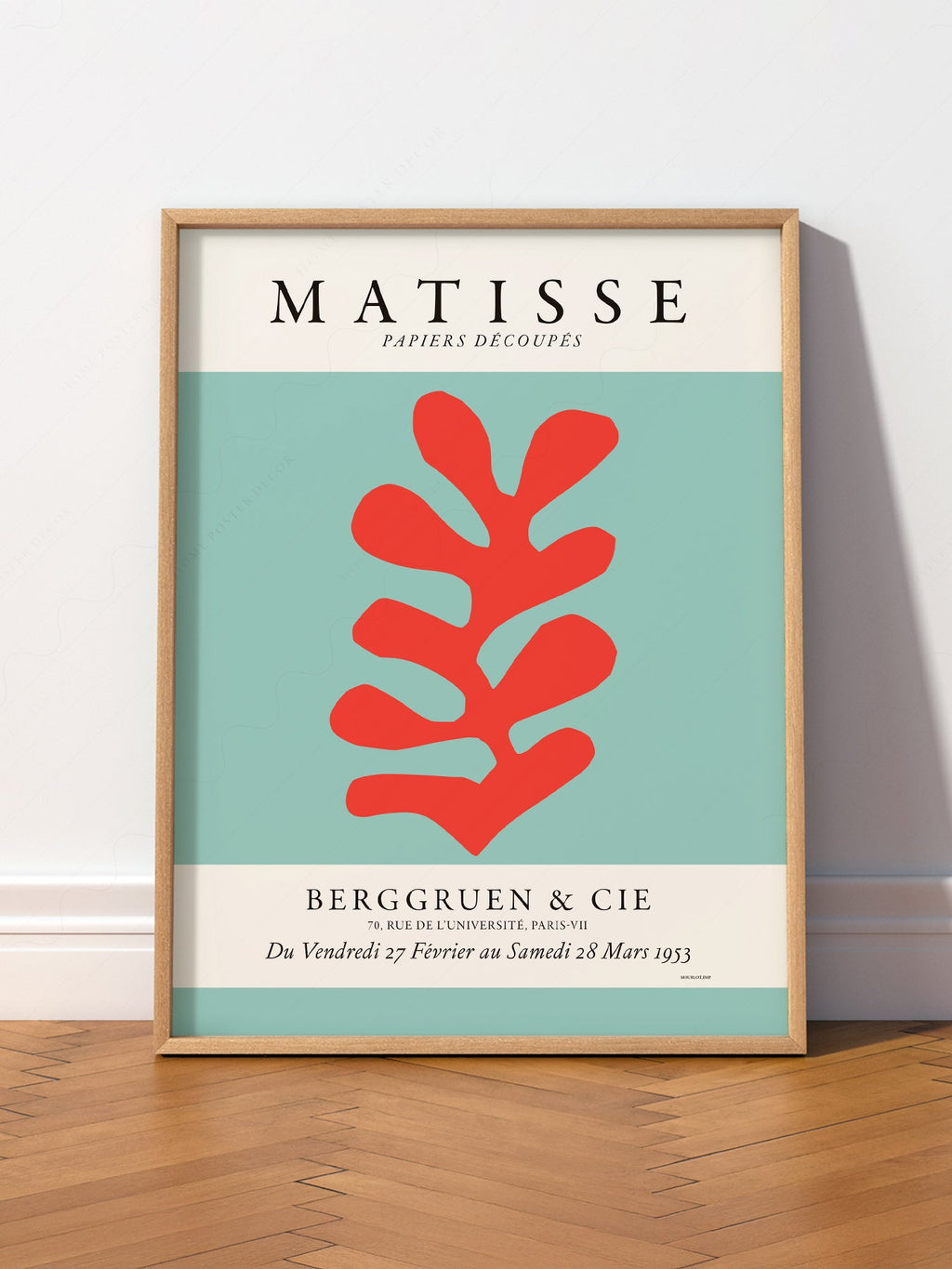 Henri Matisse Papiers Découpés Exhibition Poster – Modern Cut-Out Art