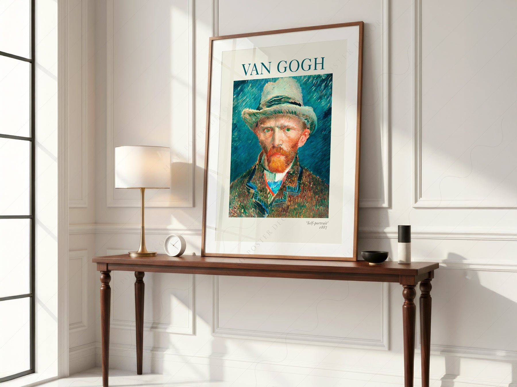 Vincent Van Gogh Self-Portrait 1887 Art Print – Famous Painting Decor
