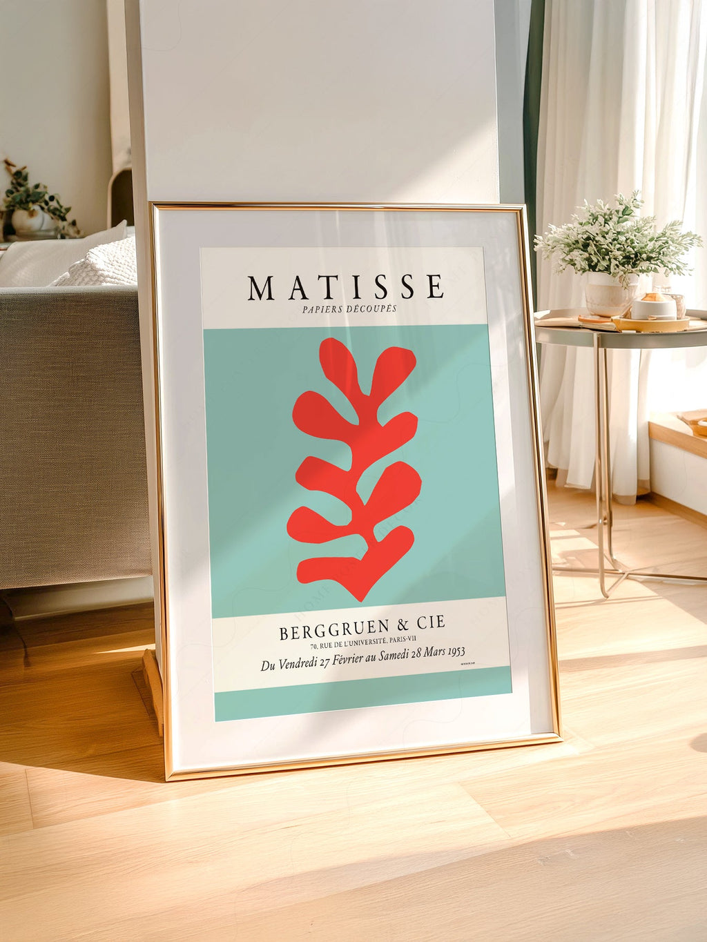 Henri Matisse Papiers Découpés Exhibition Poster – Modern Cut-Out Art
