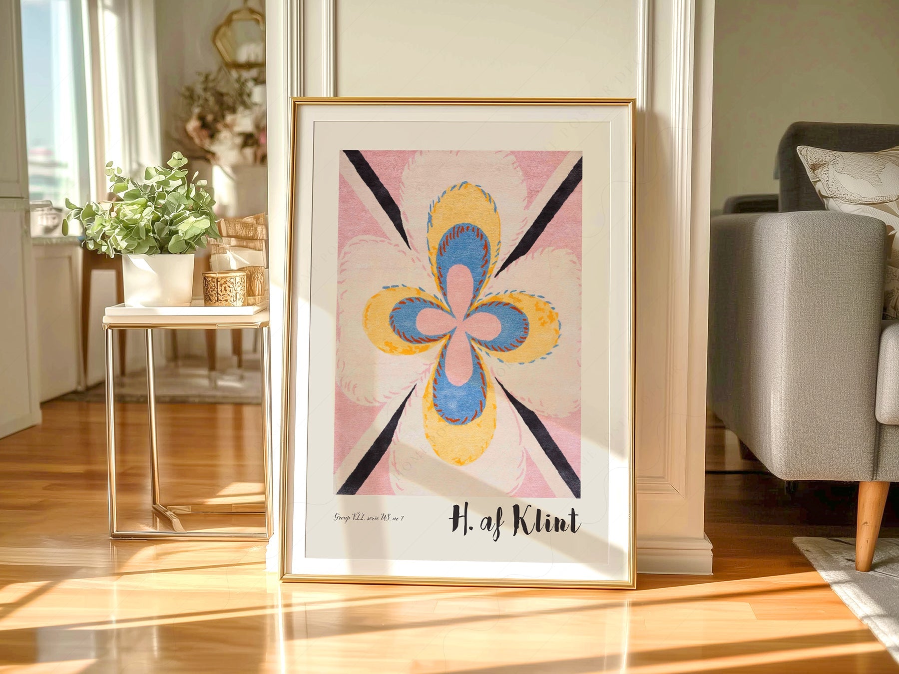 Hilma af Klint Group VII No 7 Art Print – Abstract Spiritual Wall Art 7