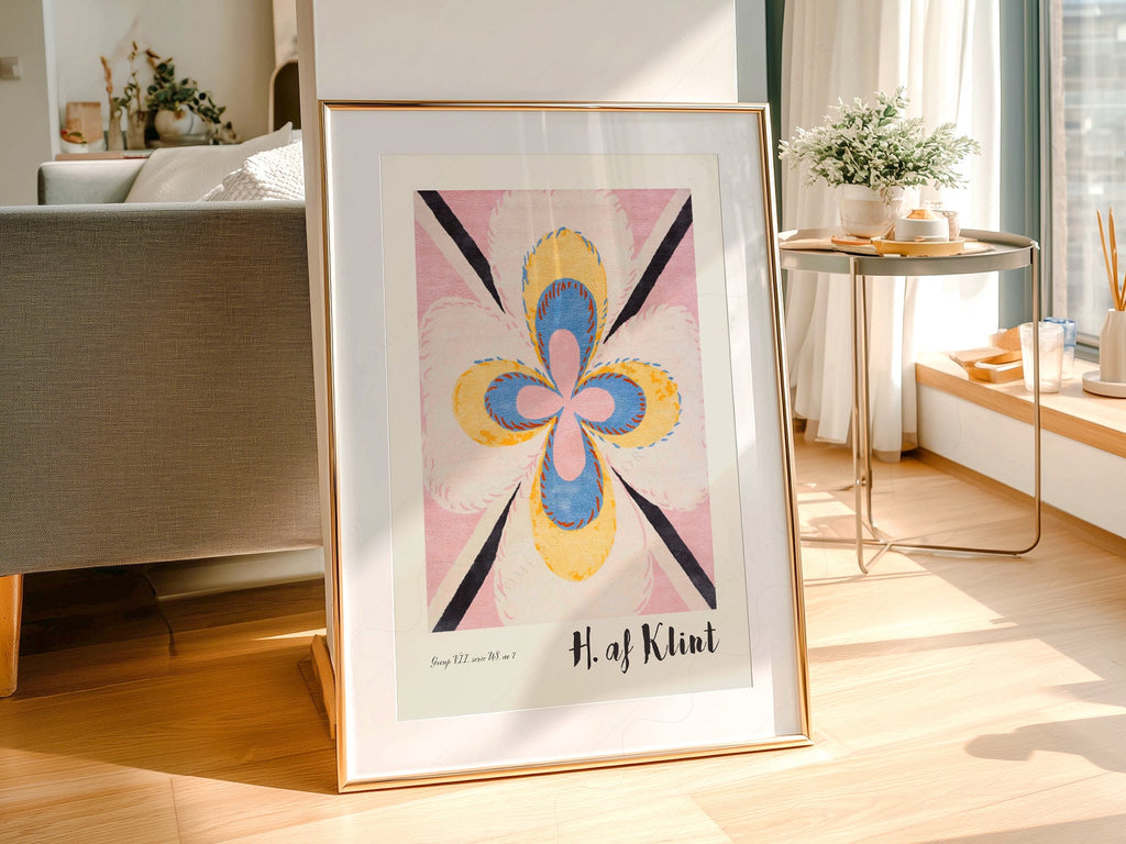 Hilma af Klint Group VII No 7 Art Print – Abstract Spiritual Wall Art 7