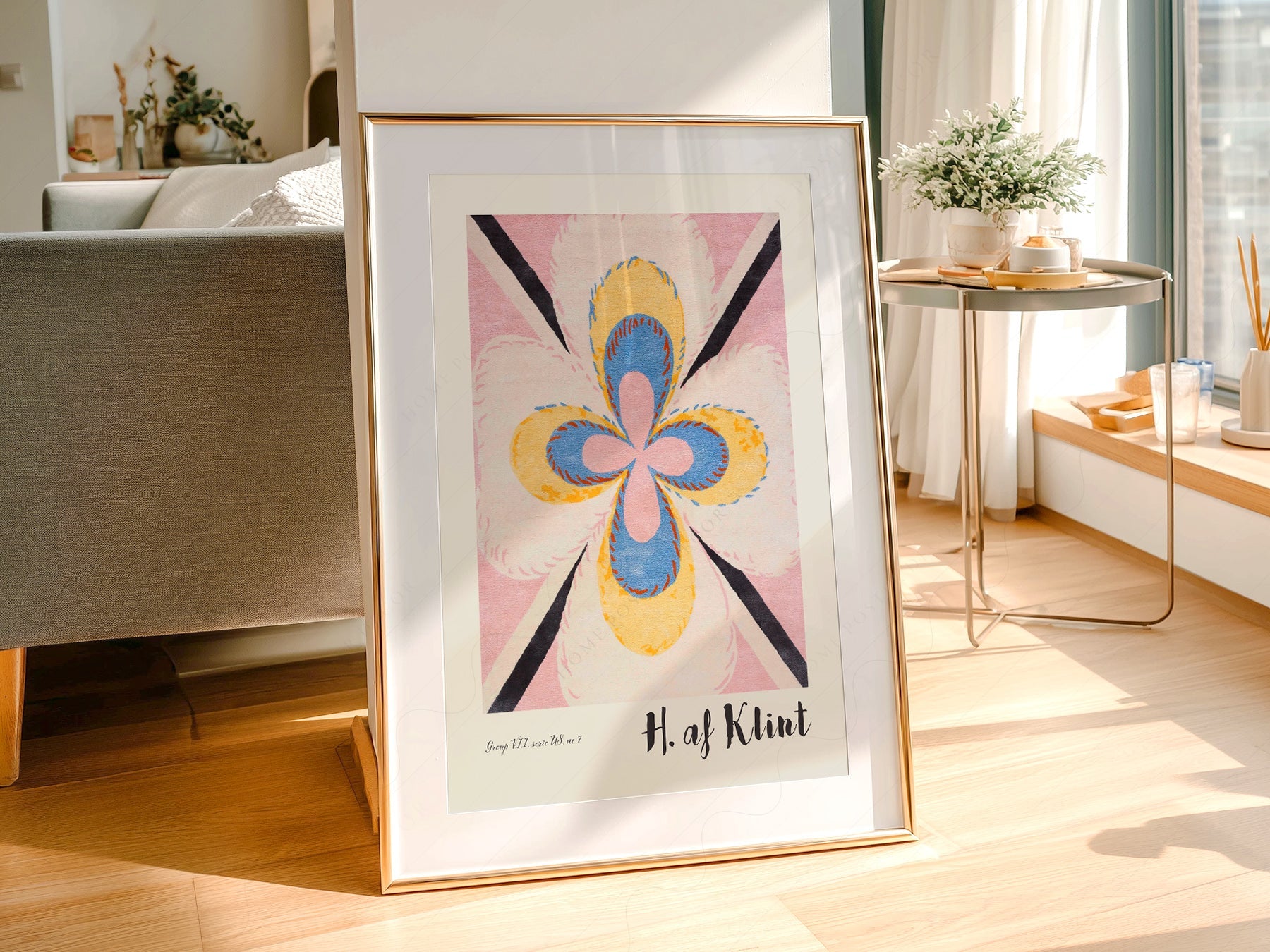 Hilma af Klint Group VII No 7 Art Print – Abstract Spiritual Wall Art 7