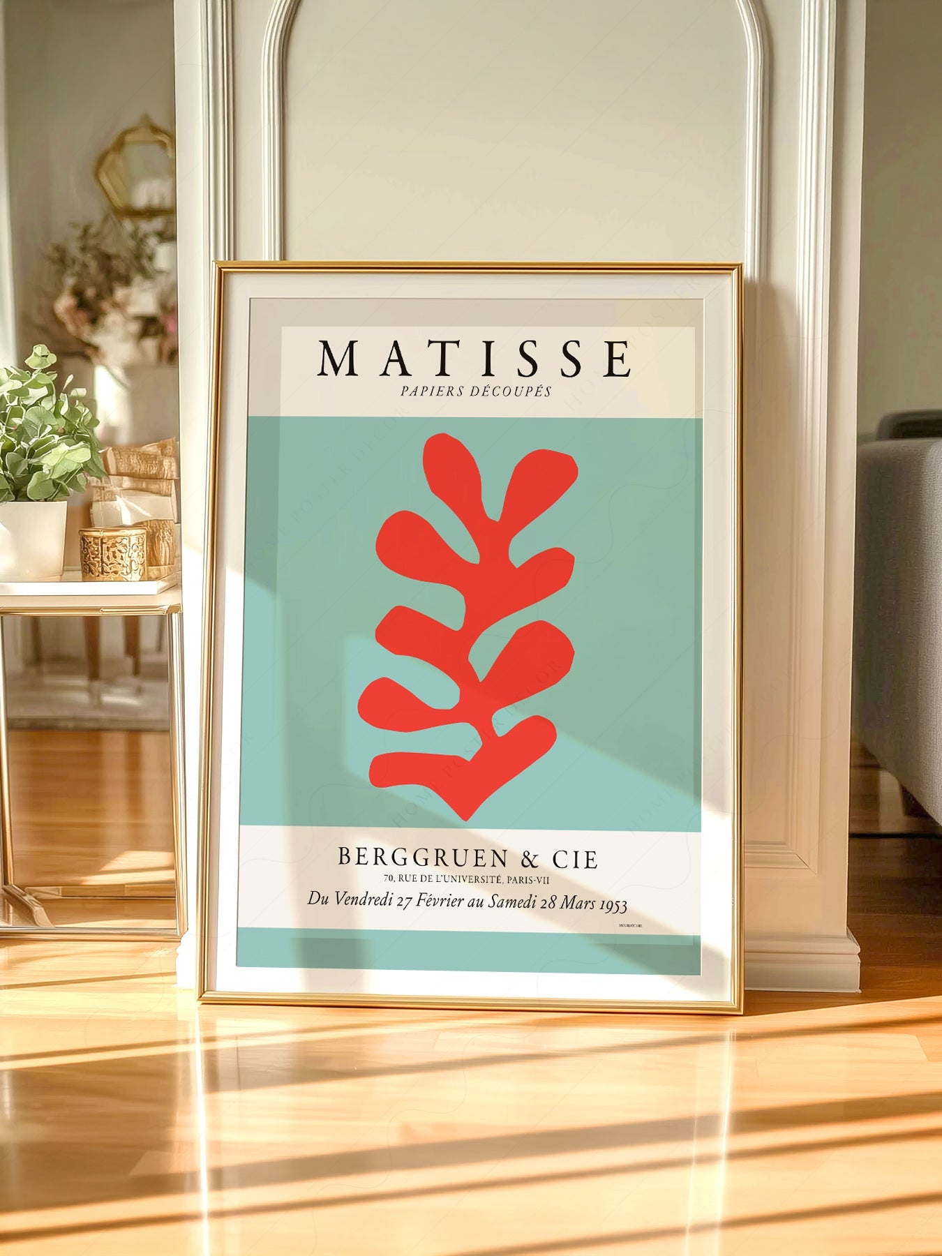 Henri Matisse Papiers Découpés Exhibition Poster – Modern Cut-Out Art
