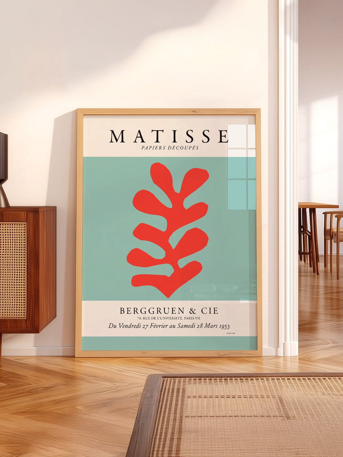 Henri Matisse Papiers Découpés Exhibition Poster – Modern Cut-Out Art