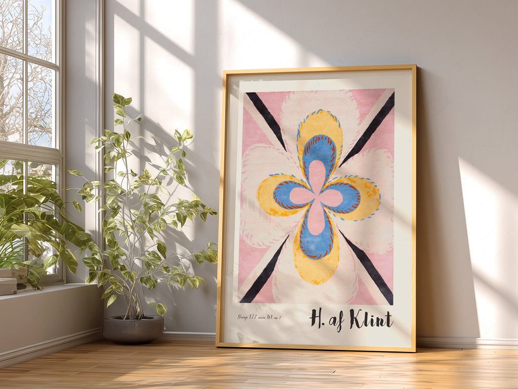 Hilma af Klint Group VII No 7 Art Print – Abstract Spiritual Wall Art 7