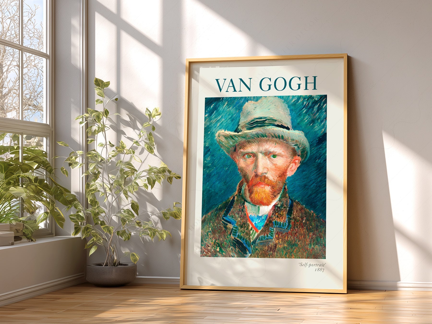 Vincent Van Gogh Self-Portrait 1887 Art Print – Famous Painting Decor