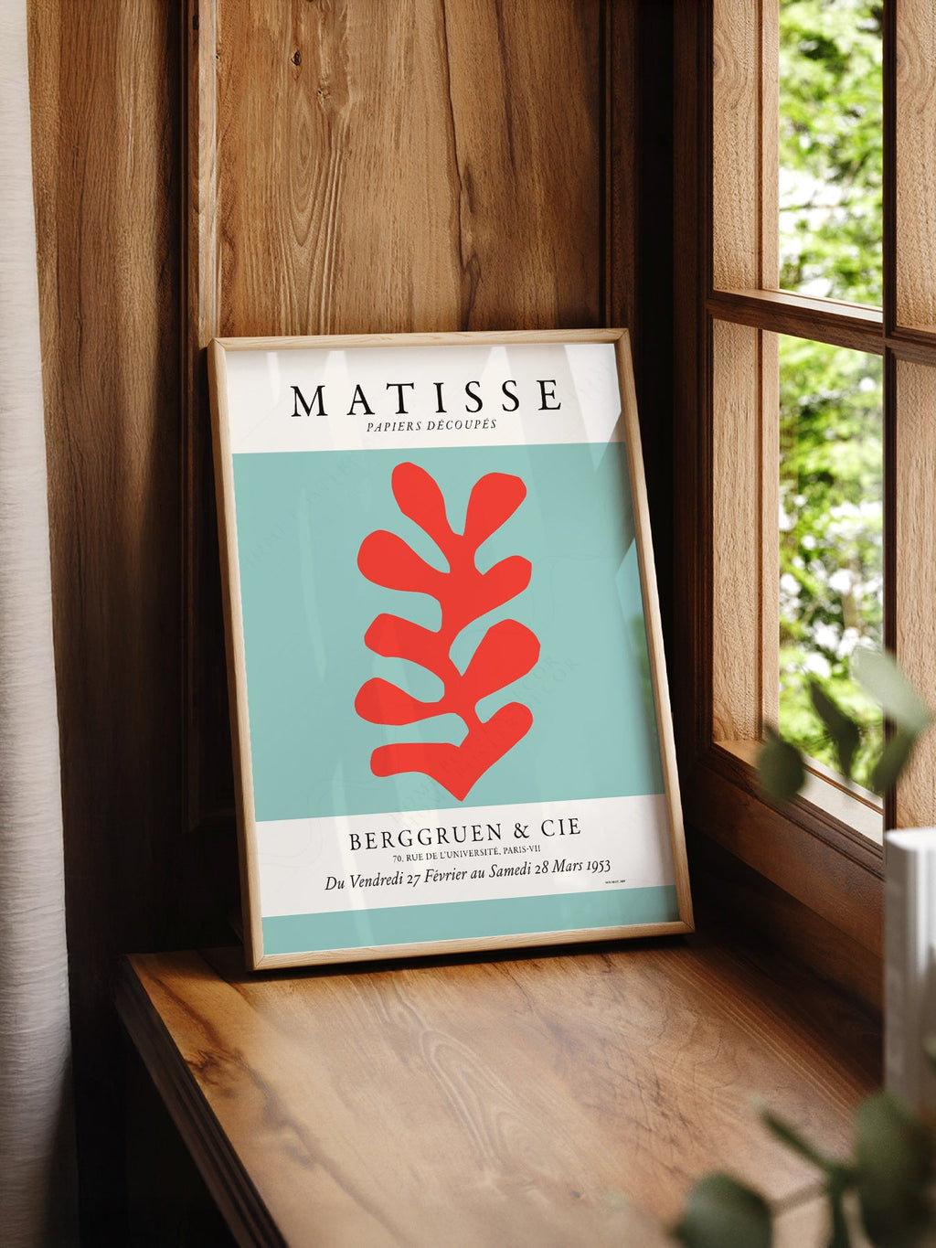 Henri Matisse Papiers Découpés Exhibition Poster – Modern Cut-Out Art