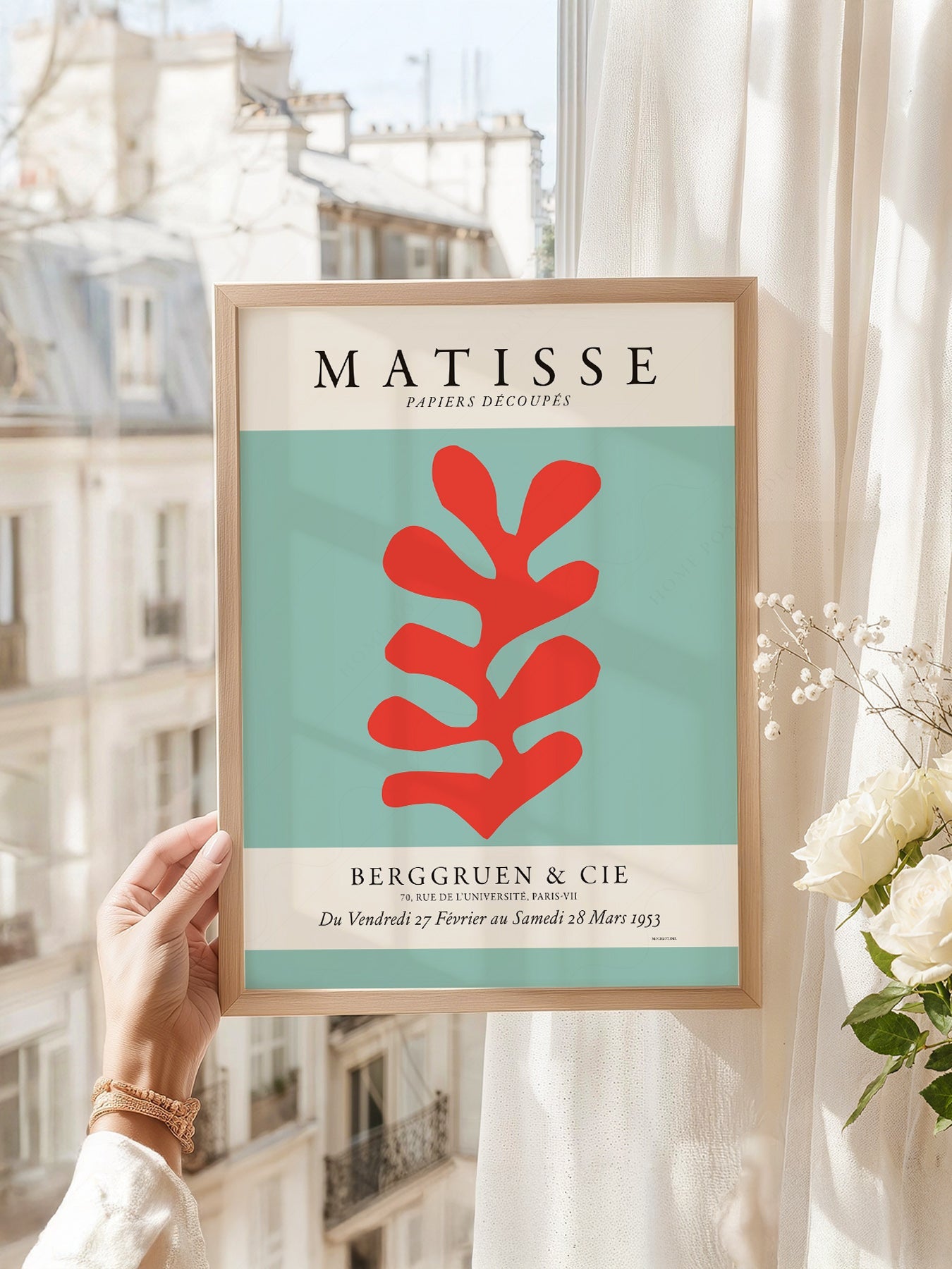 Henri Matisse Papiers Découpés Exhibition Poster – Modern Cut-Out Art