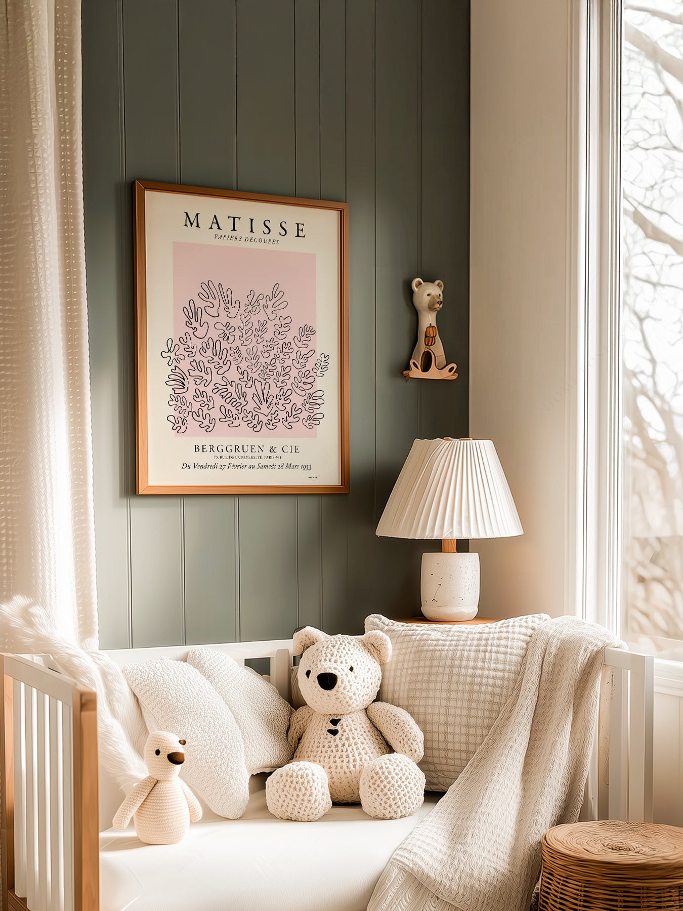 Henri Matisse Papiers Découpés Exhibition Poster – Pink Coral Art Print