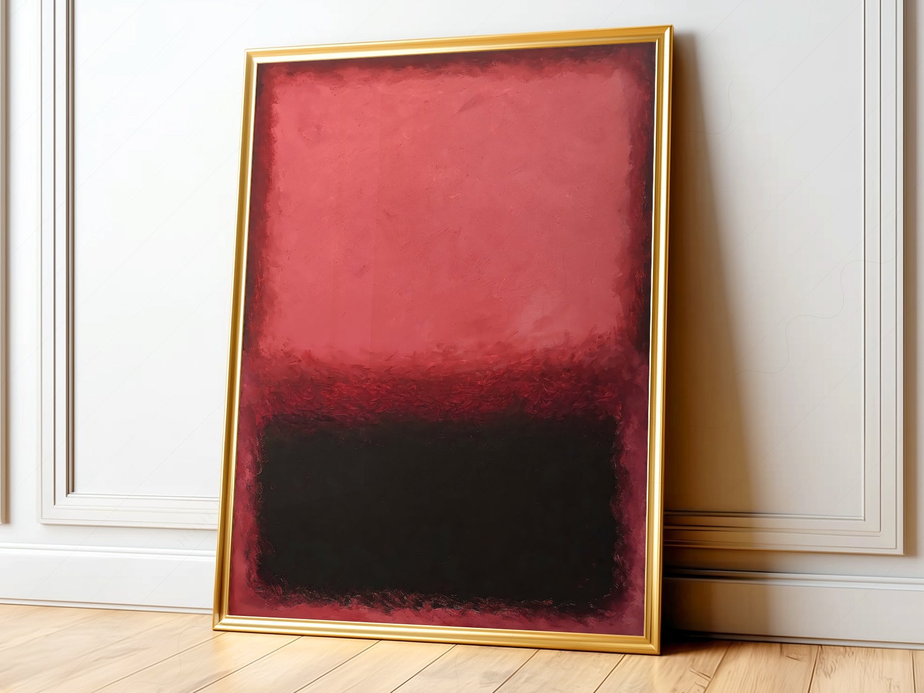 Mark Rothko Untitled Red and Black Art Print – Abstract Expressionist Poster