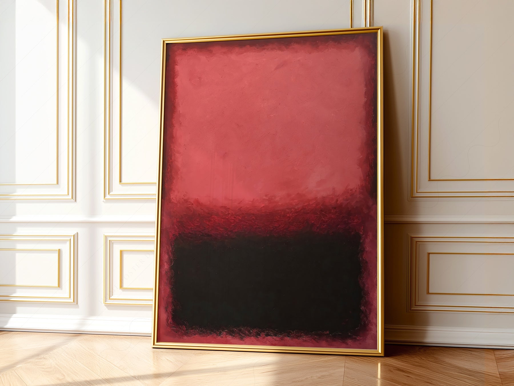 Mark Rothko Untitled Red and Black Art Print – Abstract Expressionist Poster