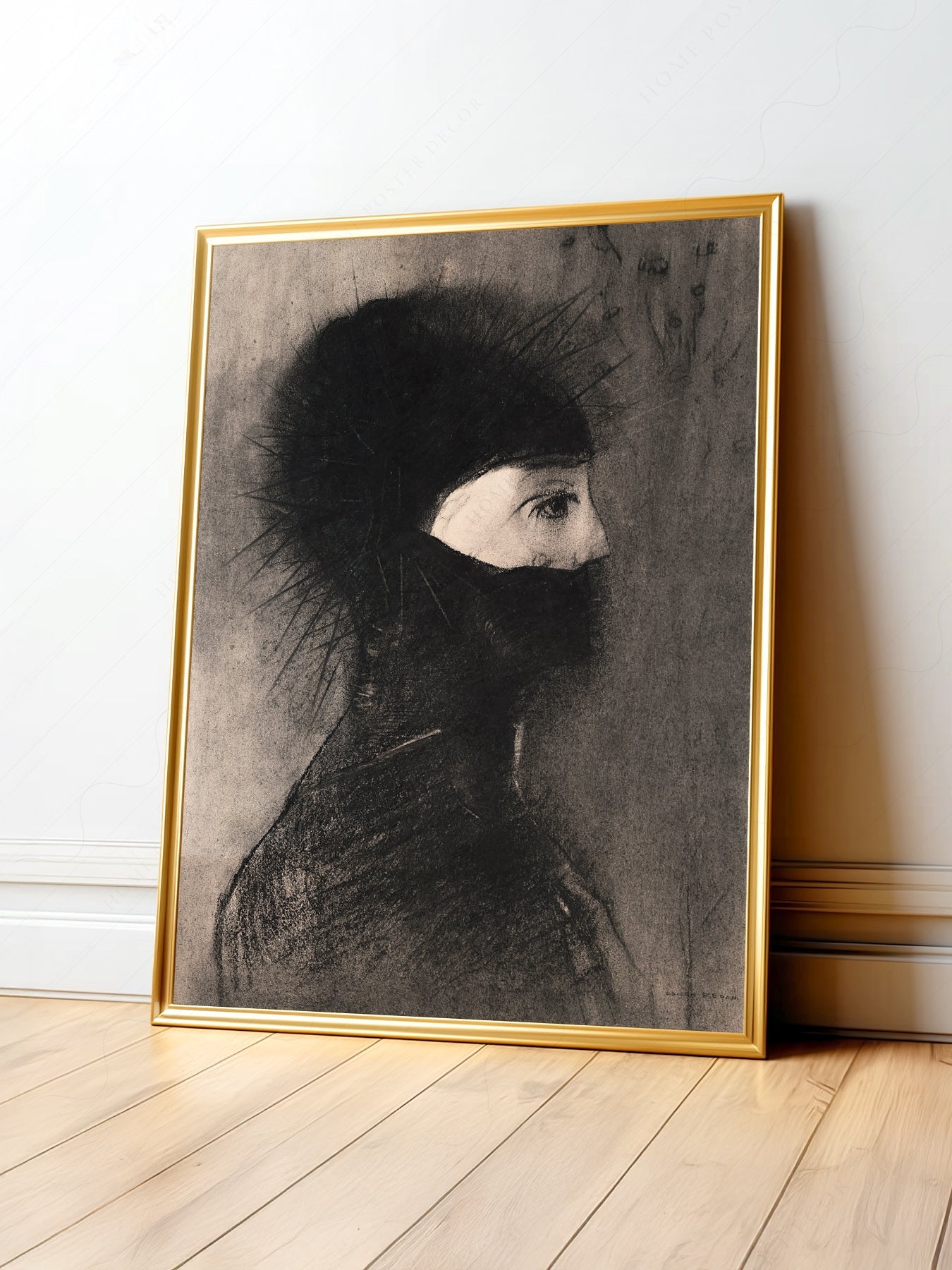 Odilon Redon Armor 1891 Art Print – Dark Symbolist Wall Poster