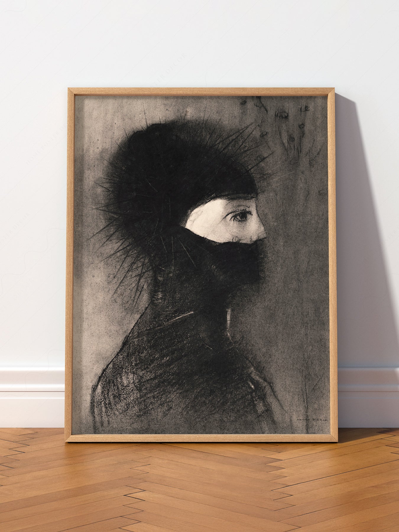 Odilon Redon Armor 1891 Art Print – Dark Symbolist Wall Poster