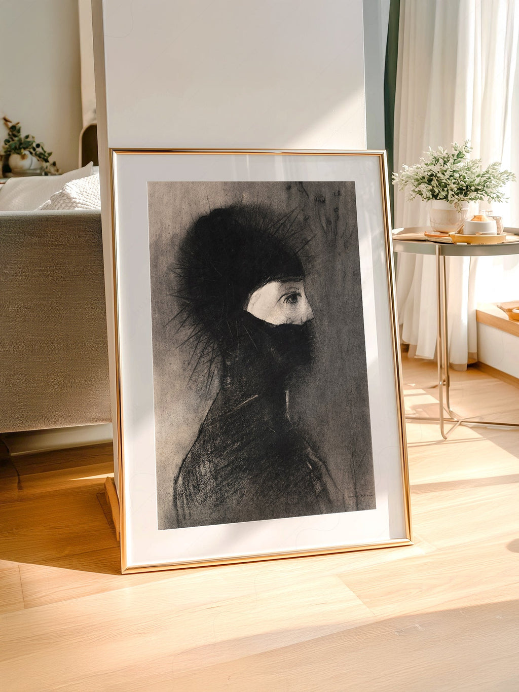 Odilon Redon Armor 1891 Art Print – Dark Symbolist Wall Poster